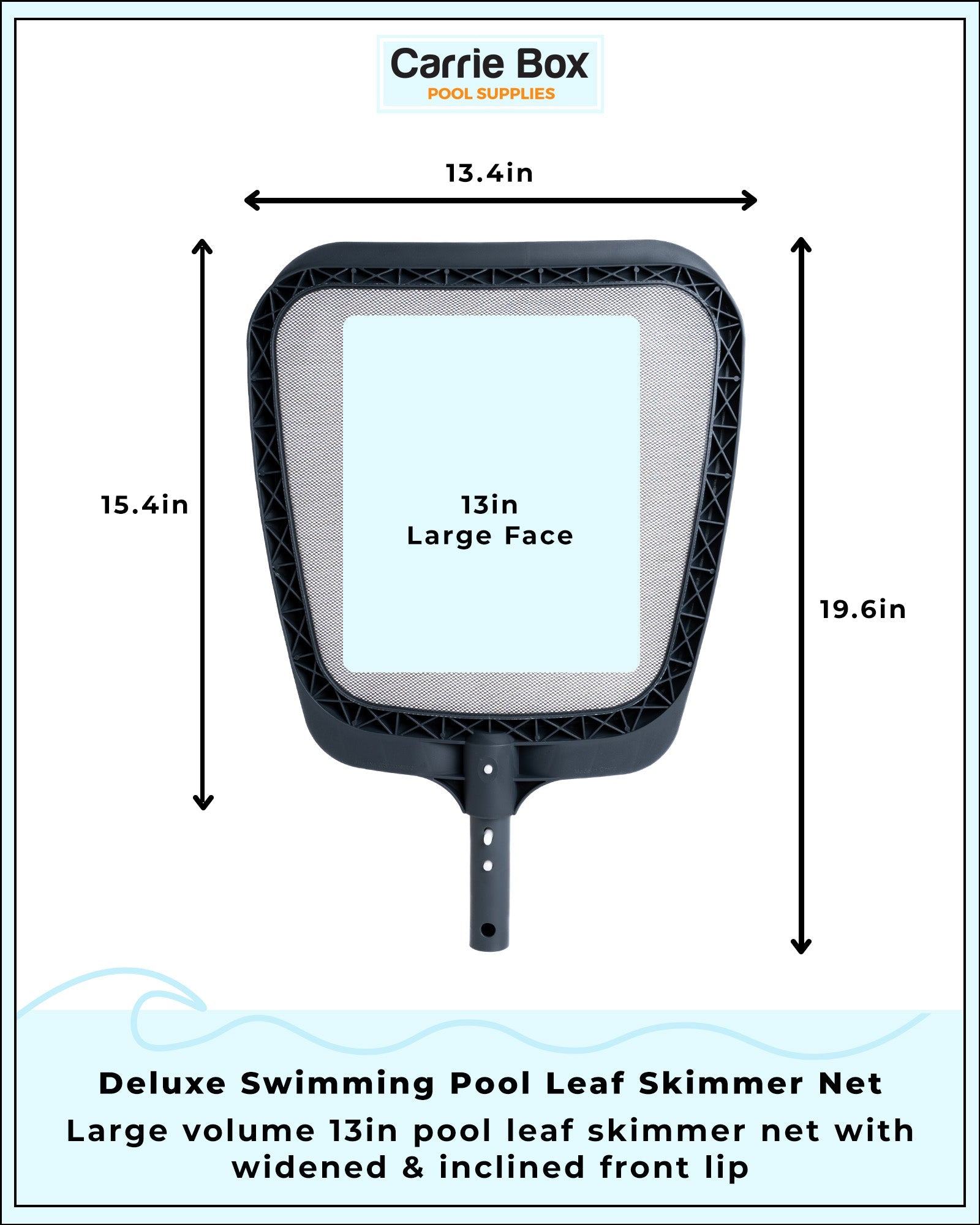Carrie Box Swimming Pool Skimmer Net 15" x 13" EU